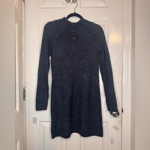 Abercrombie & Fitch Navy Long Sleeve Dress